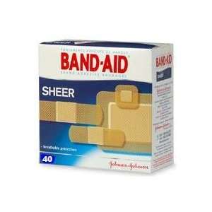 Band Aid Comfort Flex Sheer Bandages Assorted Sizes 40