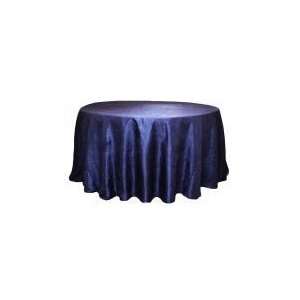  Wholesale wedding Crushed Taffeta 132 Tablecloth   Navy 