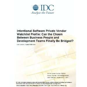  Intentional Software Private Vendor Watchlist Profile Can 