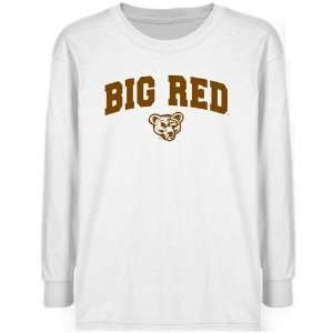  Cornell Big Red Youth White Logo Arch T shirt Sports 
