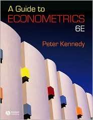   Econometrics, (140518258X), Peter Kennedy, Textbooks   