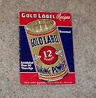 Vintage Gold Label Baking Powder Cook Book Jaques Mfg Chicago Il 