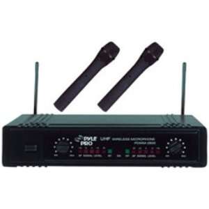    New   2 Chnl UHF wireless mic Sys by Pyle Patio, Lawn & Garden