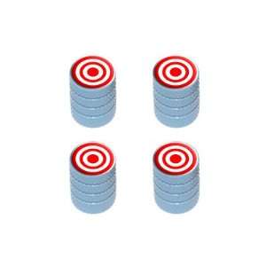   Target   Bullseye Sniper Tire Valve Stem Caps   Light Blue Automotive