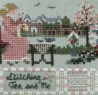 Linen Pack for Tea and Stitches by Victoria Sampler  