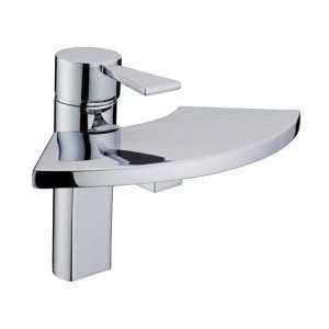   Single Handle Chrome Waterfall Bathroom Sink Faucet