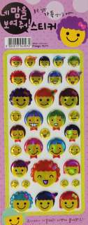 Korean Face Sticker / All expressions  Type4 6  