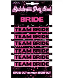 Bachelorette party bands   1 bride & 6 team bride b  