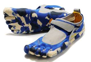 NEW vibram five fingers kso shoes blue camo + toe sock gift  