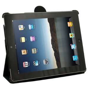   PU Leather Foldable Carry Skin Case Cover Stand for Apple iPad 2 Black