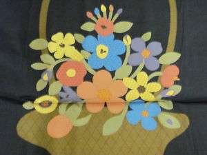 BLOOMING BASKET REPRO PANEL ANDOVER ALL COTTON FABRIC  