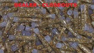GOLD FLAKE VIALS   Dealer Closeout   Lowest Prices on   
