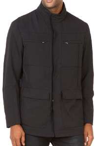 New with Tag $695 ALLEGRI Polytravel Water Repellent Black Jacket US 