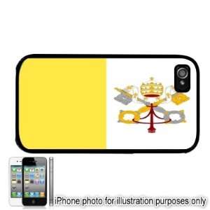 Vatican City Catholic Flag iPhone 4 4S Case Cover Black