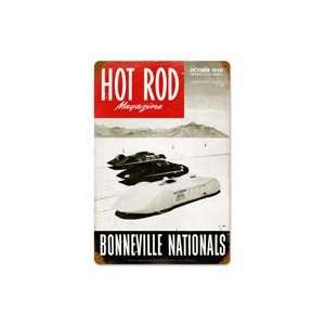  Hot Rod Bonneville Nationals October 1950 Metal Sign