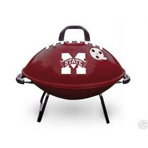  Mississippi State Football Shaped Barbecue Grill 