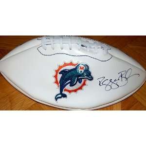  Miami Dolphins Reggie Bush Autographed / Signed Logo 