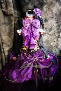   purple evening dress/costume costom handmade new custom all size