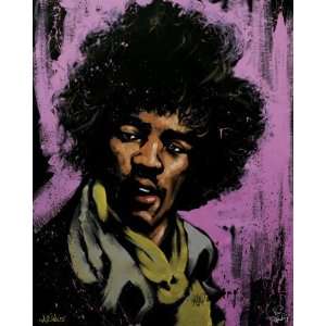  Jimi Hendrix   Purple Haze by David Garibaldi, 28x35