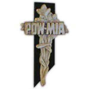  POW MIA Memorial Cross Pin 1 7/16 Arts, Crafts & Sewing