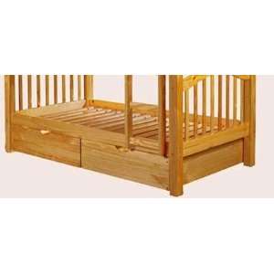 Hearland Honey Oak Twin Twin Bunk Bed 2PC Drawers for 2359A Bunk Bed 
