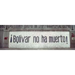 Text on a Wall, La Hoyada, Caracas, Venezuela Travel Photographic 