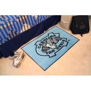 North Carolina UNC Tar Heels Logo Starter Rug/Carpet Welcome/Door Mat