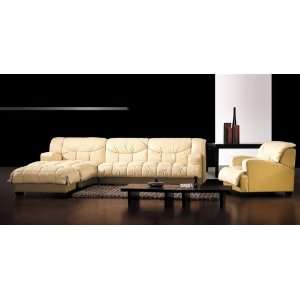  Italian Leather Sectional Sofa Set   Nuri Leather 