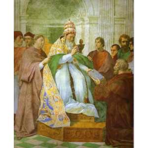   Sanzio   24 x 30 inches   Gregory IX Approving t