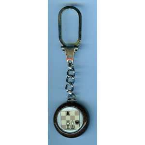  Chess Key Chain with Checkmate Puzzle 