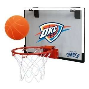  Oklahoma City Thunder Backboard Hoop Set Sports 