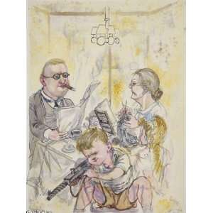  Hand Made Oil Reproduction   George Grosz   24 x 32 inches 