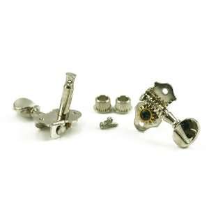  STA TITE UKULELE PEGS SET OF 4 NICKEL WITH NICKEL BUTTONS 