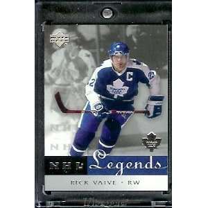 2001 /02 Upper Deck NHL Legends Hockey # 61 Rick Vaive 