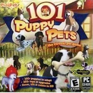   101 PUPPY PETS   VIRTAL PET GAME   WINDOWS XP/VISTA 