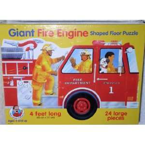  Giant Fire Engine Floor Puzzle (Game) Toys & Games