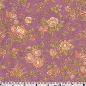  45 Wide Moda Gypsy Rose Vintage Lilac Fabric By The Yard 