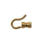 1mm Hook & Eye Crimp CLASP Anti Tarnish Brass 5 pair