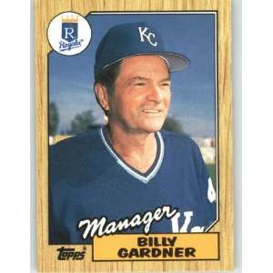  1987 Topps Traded #36T Billy Gardner MG   Kansas City 