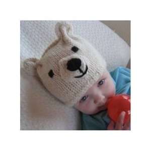 Koolwool New Polar Bear White Wool Pilot Animal Cap/hat with Ear Flaps 