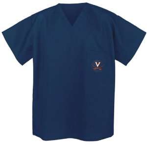  UVA Logo Logo Scrub Shirt XL