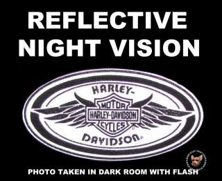 HARLEY DAVIDSON WINGED BAR SHIELD SUPERSTAR NIGHT VISION PATCH ** MADE 