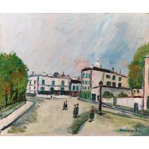 FRAMED oil paintings   Maurice Utrillo   24 x 20 inches   Saint Jean 