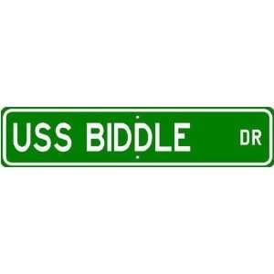  USS BIDDLE CG 34 Street Sign   Navy Ship Gift Sailor 