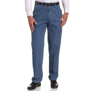   Work To Weekend Flat Front Expandable Waist Trouser Denim by Haggar