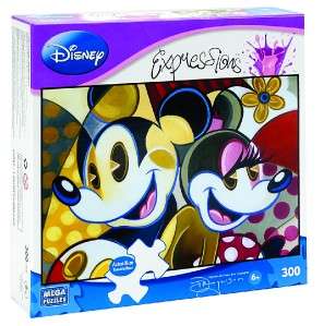DISNEY EXPRESSIONS PUZZLE CUBIST COUPLE MICKEY & MINNIE  