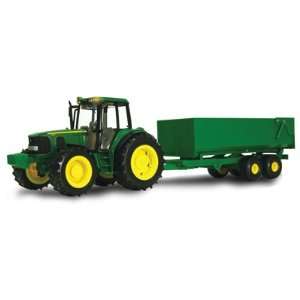  John Deere 1/16 Big Farm Tractor w/ Wagon Toys & Games