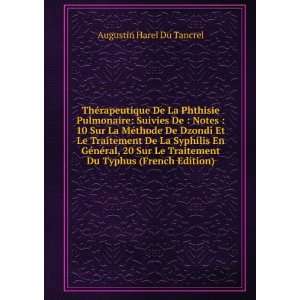   Du Typhus (French Edition) Augustin Harel Du Tancrel Books