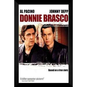  Donnie Brasco FRAMED 27x40 Movie Poster Al Pacino