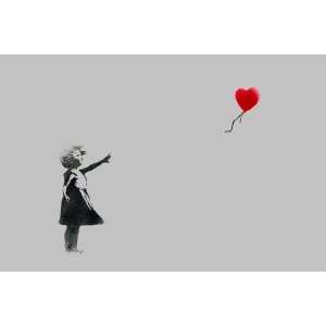  BANKSY BALLOON GIRL GREY LIMITED PRICE SALE DISCOUNT 25% 